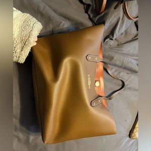 Coach Tan Shoulder Tote